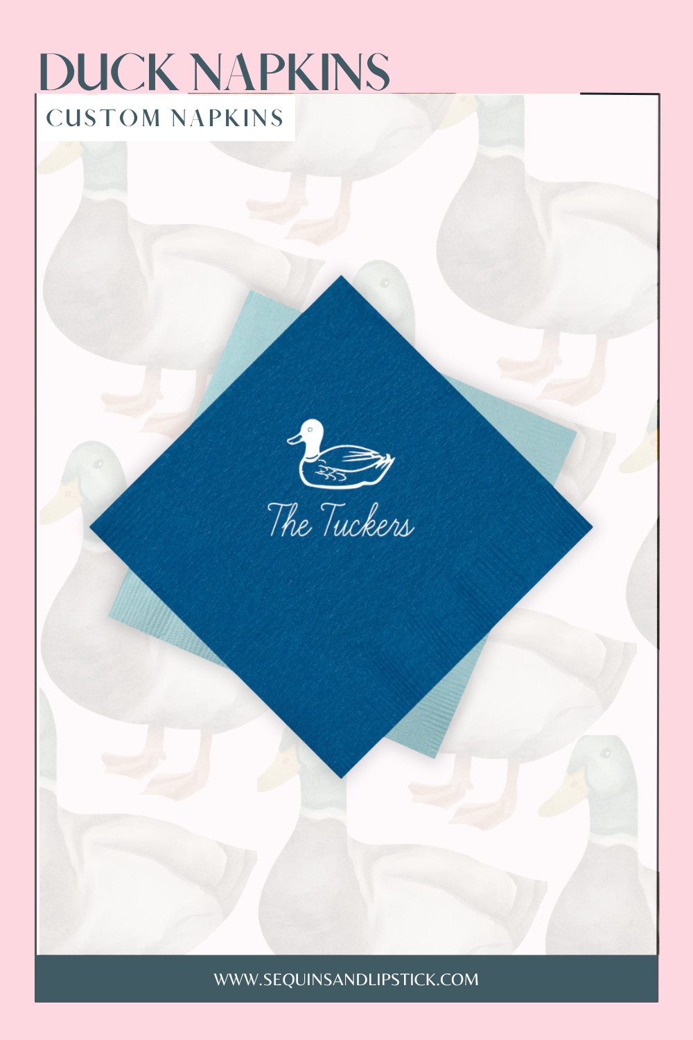 Add a charming personalized touch to your celebration with custom duck napkins! 

 #LTKfoodie #LTKSeasonal #LTKOver40