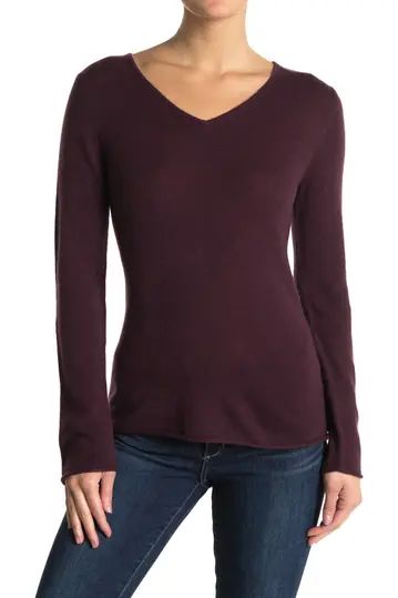 Cashmere V-Neck Long Sleeve Sweater | Nordstrom Rack