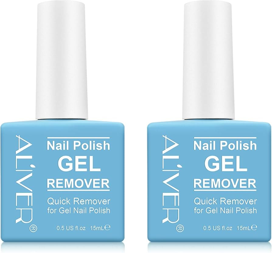 Gel Nail Polish Remover (2 Pack) - Remove Nail Polish Within 3-5 Minutes - Quick & Easy - No Need... | Amazon (US)