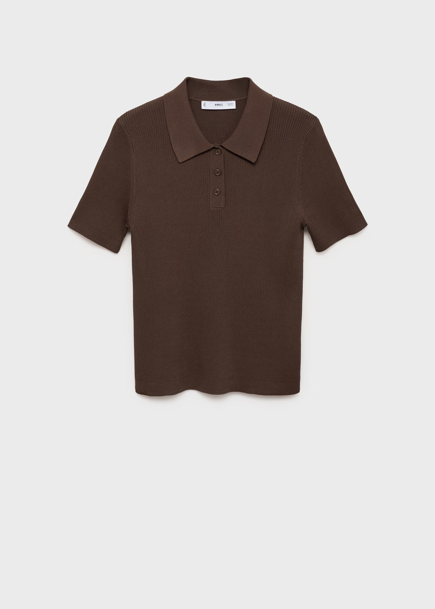 Short-sleeved polo-neck sweater - Women | MANGO United Kingdom | MANGO (UK)