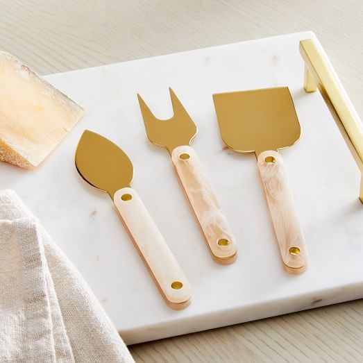 Quartz Cheese Knives (Set of 3) | West Elm (US)