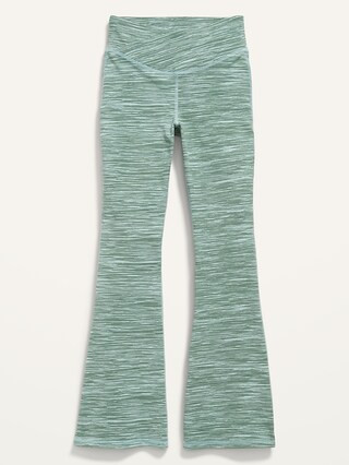 High-Waisted PowerChill Crossover Flared Leggings for Girls | Old Navy (US)