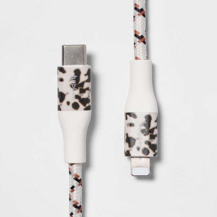 heyday™ 6' USB-C to Lightning Cable - Light Tort | Target