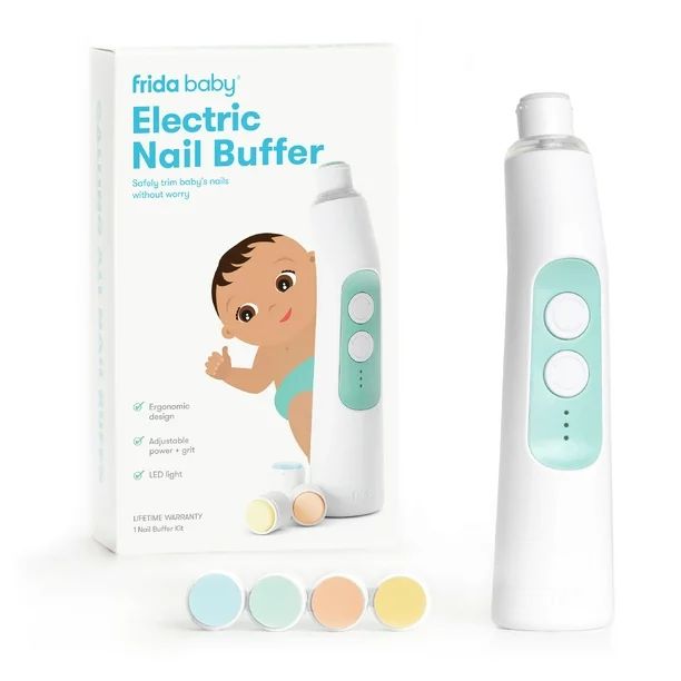 Frida Baby Electric Nail Buffer | Safe + easy grooming kit for newborn, toddler, or children's fi... | Walmart (US)