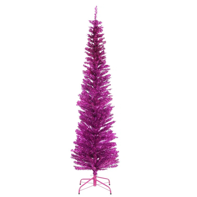 Thompsontown Pink Fir Artificial Christmas Tree | Wayfair North America