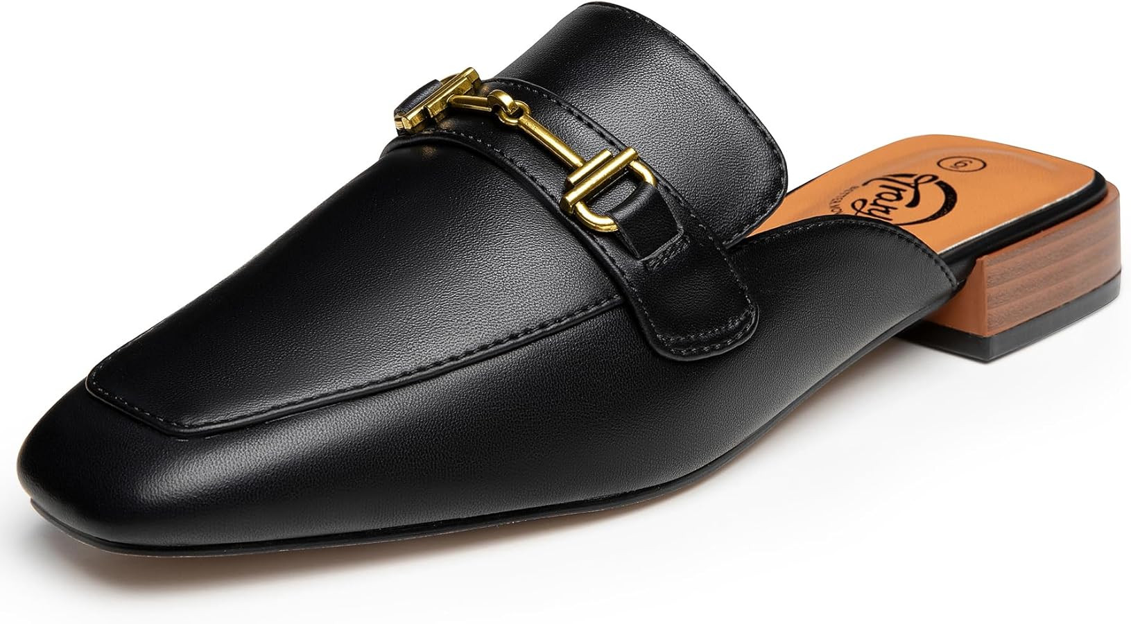 Trary Women's Mules,Loafers for Women,Womens Buckle Loafers,Square Toe Mules for Women,Women's Bl... | Amazon (US)