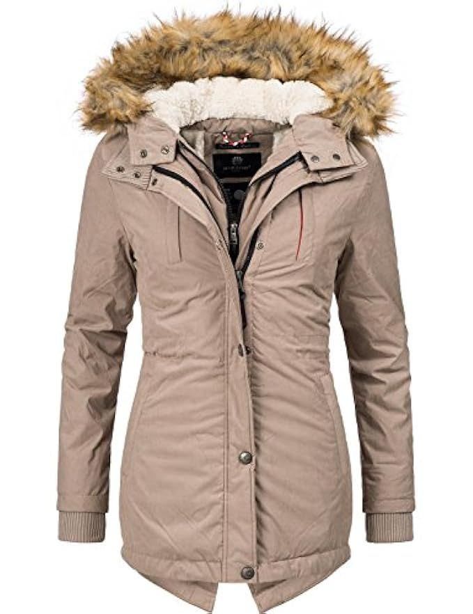 Marikoo Damen Mantel Wintermantel Winterparka Akira (vegan hergestellt) 6 Farben XS-XXL | Amazon (DE)