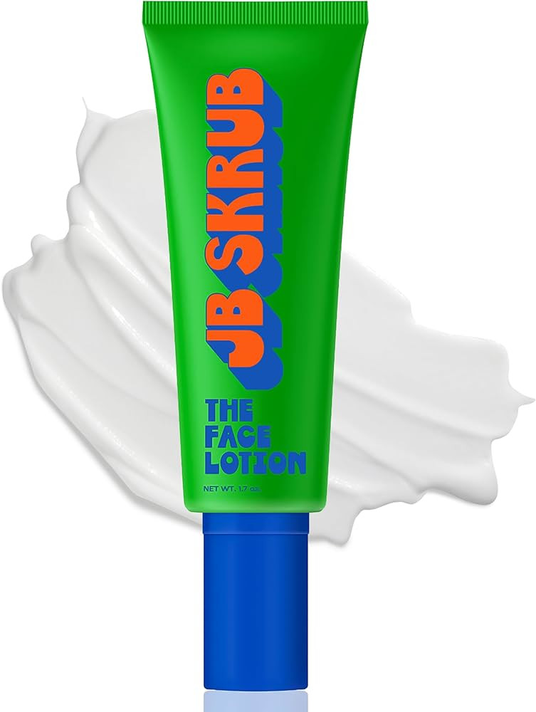JB SKRUB The Face Lotion - Hydrating Skin Care for Kids and Teens, Acne Face Moisturizer, Fast-Ab... | Amazon (US)