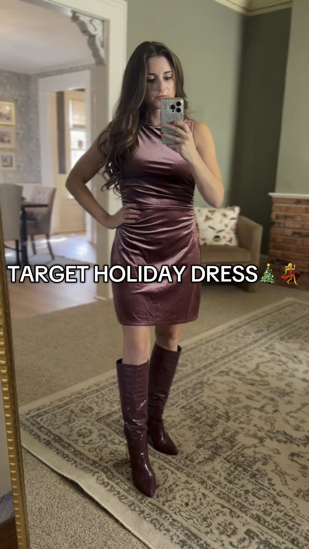 This velvet dress is Holiday party perfection! ✨🎄

#LTKgrwm #LTKootd #LTKHoliday