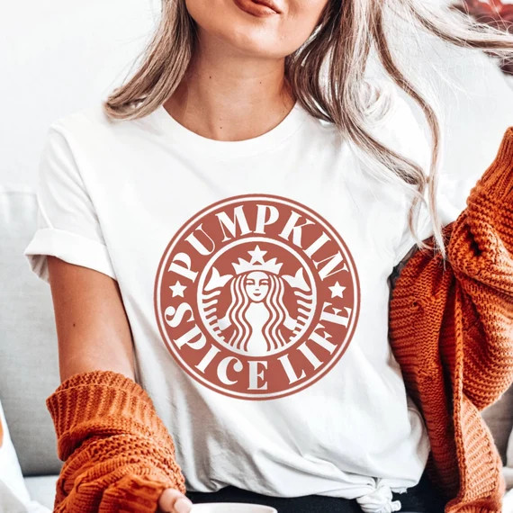 Pumpkin Spice Tee Pumpkin Spice Shirt Fall Graphic Tee PSL | Etsy | Etsy (US)
