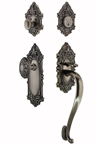 Nostalgic Warehouse Victorian S Grip Front Door Handle and Deadbolt Set | Amazon (US)