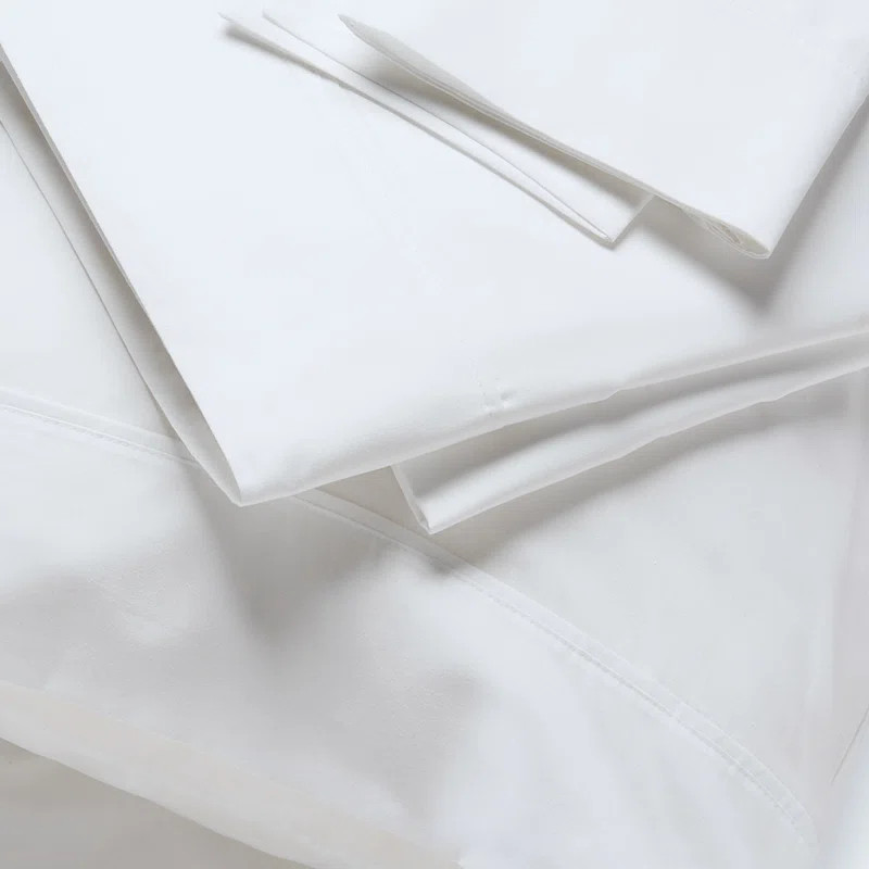 100% Cotton 400TC Cool & Crisp Sheet Set | Wayfair North America
