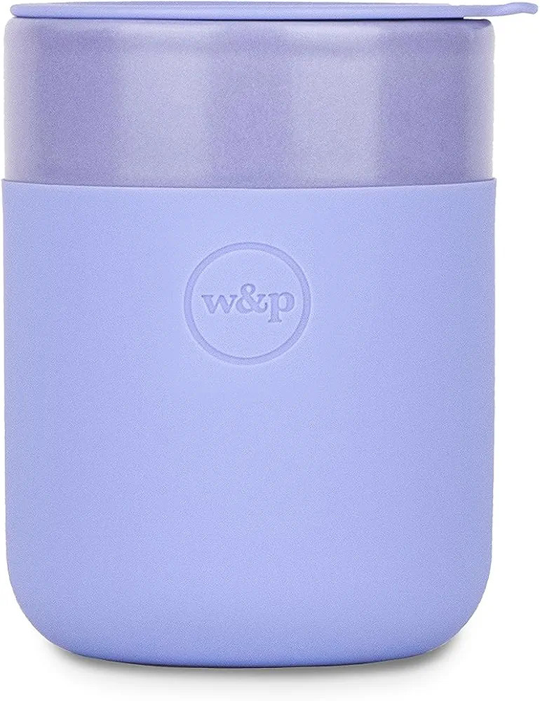 W&P Porter Ceramic Mug w/Protective Silicone Sleeve, Lavender 12 Ounces | On-the-Go | Reusable Cu... | Amazon (US)