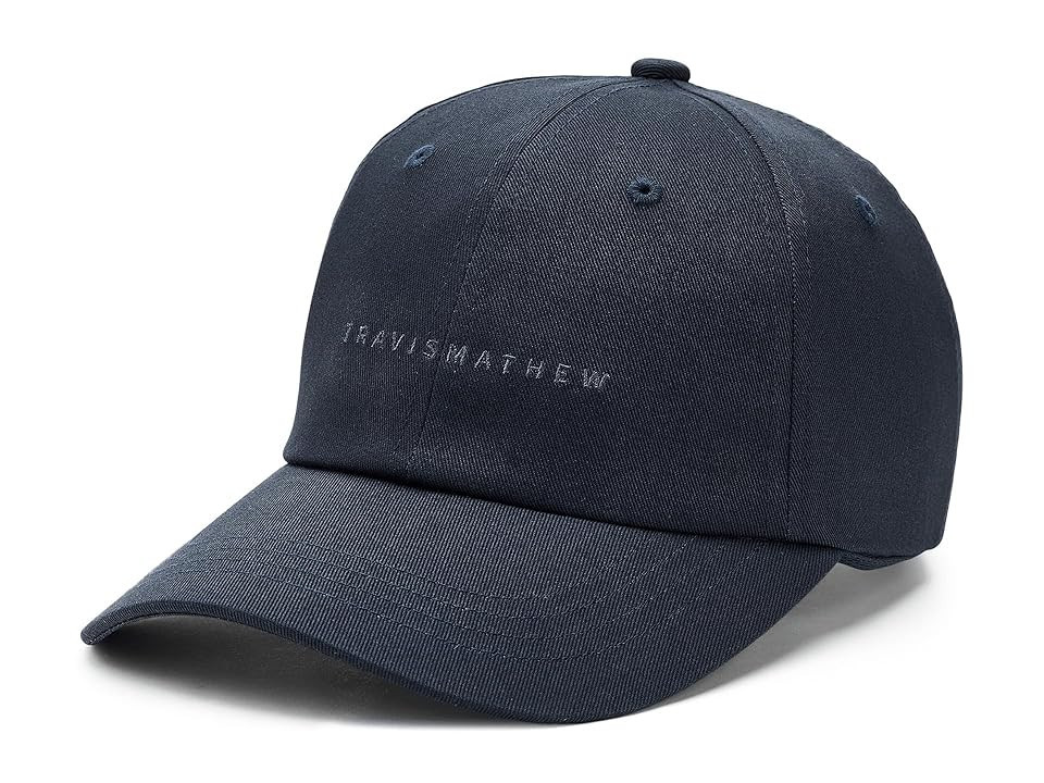 TravisMathew The Dad Women's Hat Traditional Women's Hats Navy, Cotton | Zappos