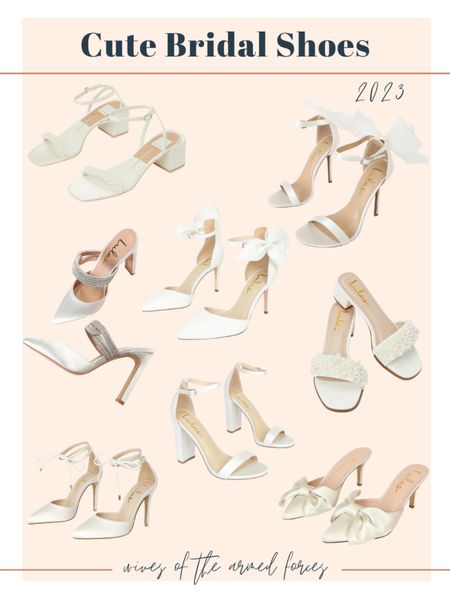 The cutest bridal shoes for the 2023 bride! 

#LTKwedding #LTKFind #LTKunder50