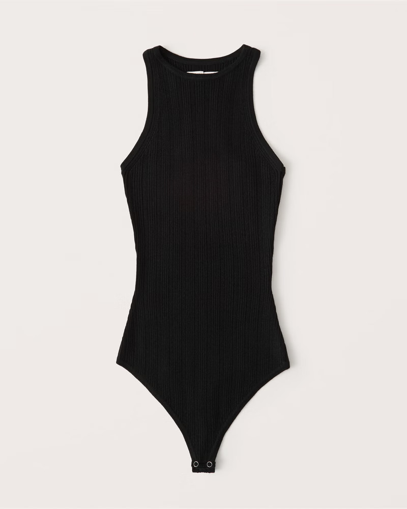 Scuba Sweater-Knit Bodysuit | Abercrombie & Fitch (US)