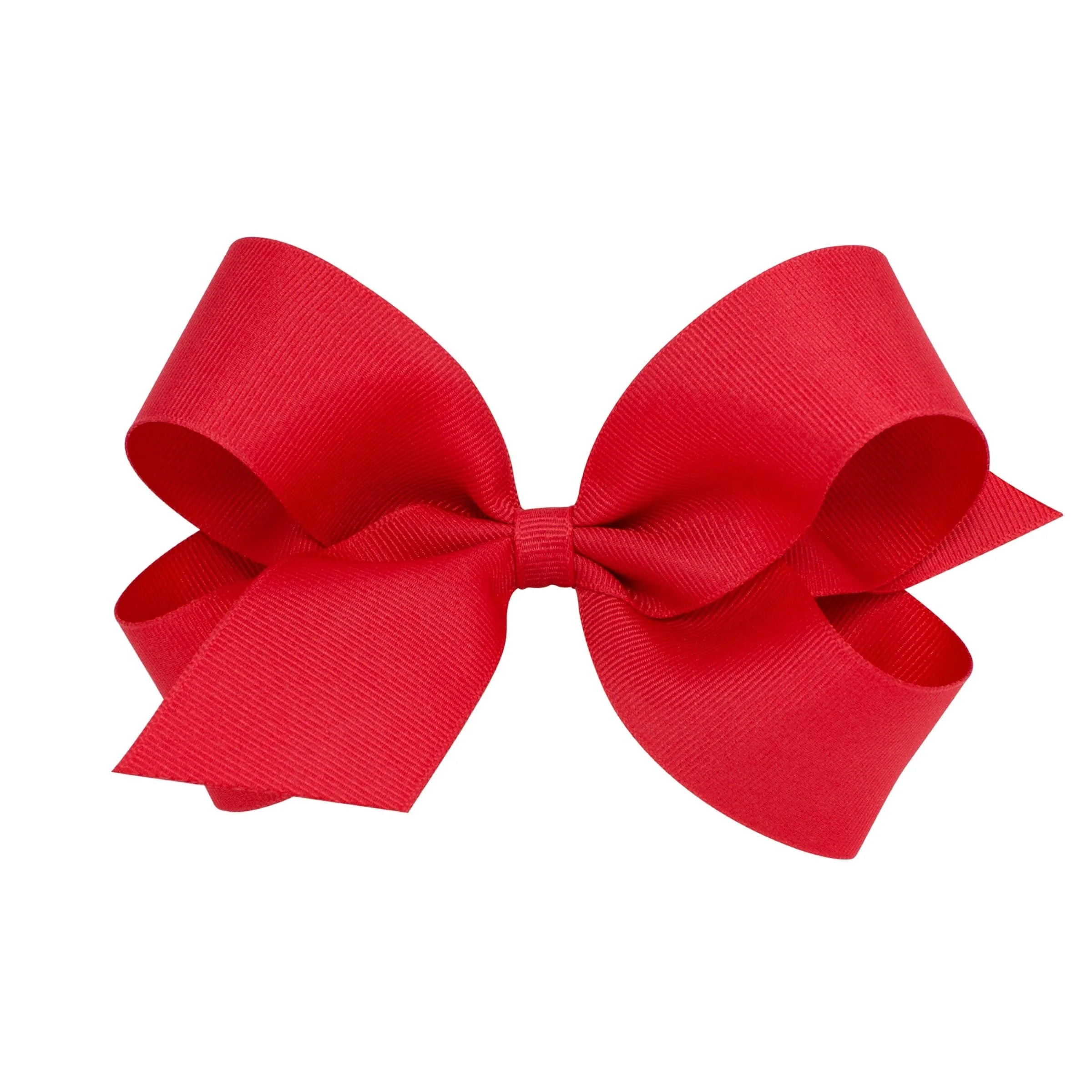 Mini Grosgrain Hair Bow - Red Hair Accessories | Little English