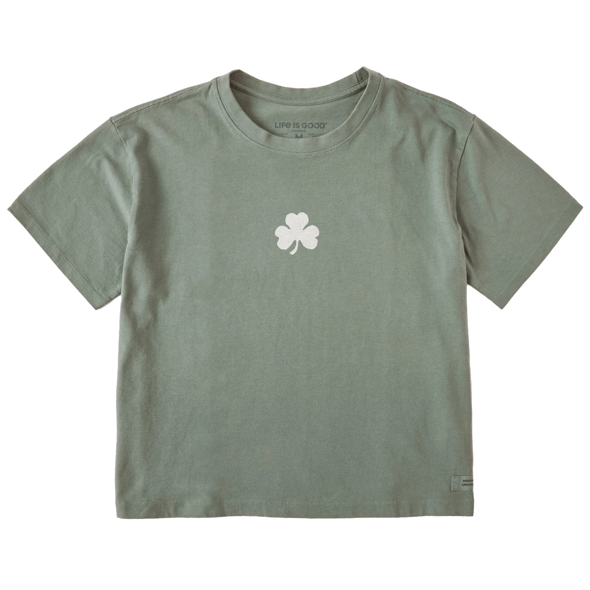 Women's Bert's Shamrock Short Sleeve Crusher Boxy Tee | Life is Good