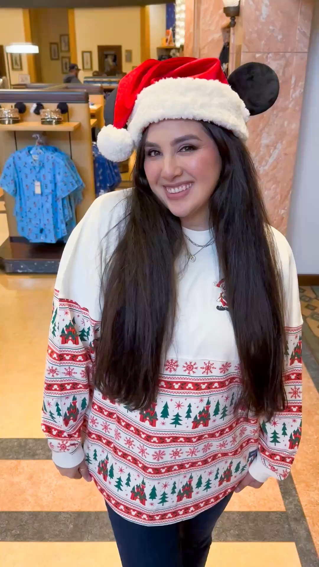 🎄 Visiting the Disney parks during the holidays is even better when you’re dressed for the season 🐭 

❄️With the weather starting to cool down, it’s the perfect time to add some cozy, festive Disney style to your look. 

✨ These pieces make great gifts too — whether you’re shopping for yourself or someone special. 💫 Which one would you pick?

PS I’m wearing a size Large in this Christmas style Disney Spirit Jersey! 

Disney holiday gifts, Disney style, Angie’s Magical Style, Disney sweaters, Disney ootd, Disney Spirit Jersey, Disney Christmas Gift Guide, holiday Disney outfit 

#LTKootd #LTKGiftGuide #LTKHoliday