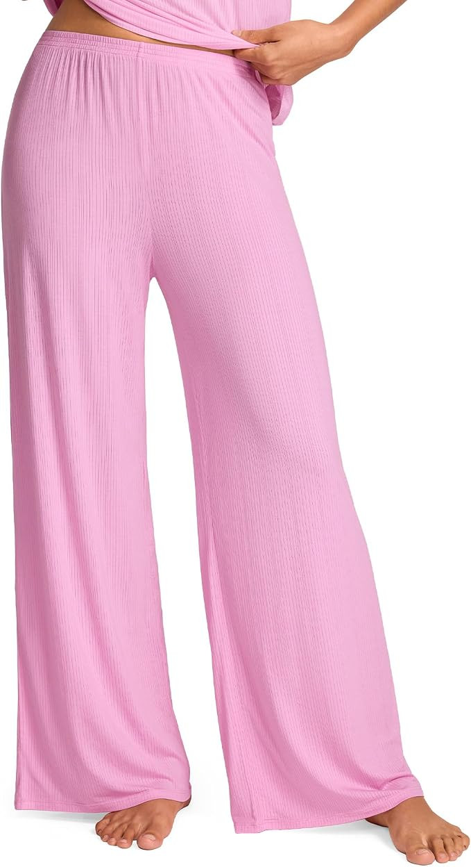 Natrelax Modal Ribbed Pajamas Pants | Amazon (US)