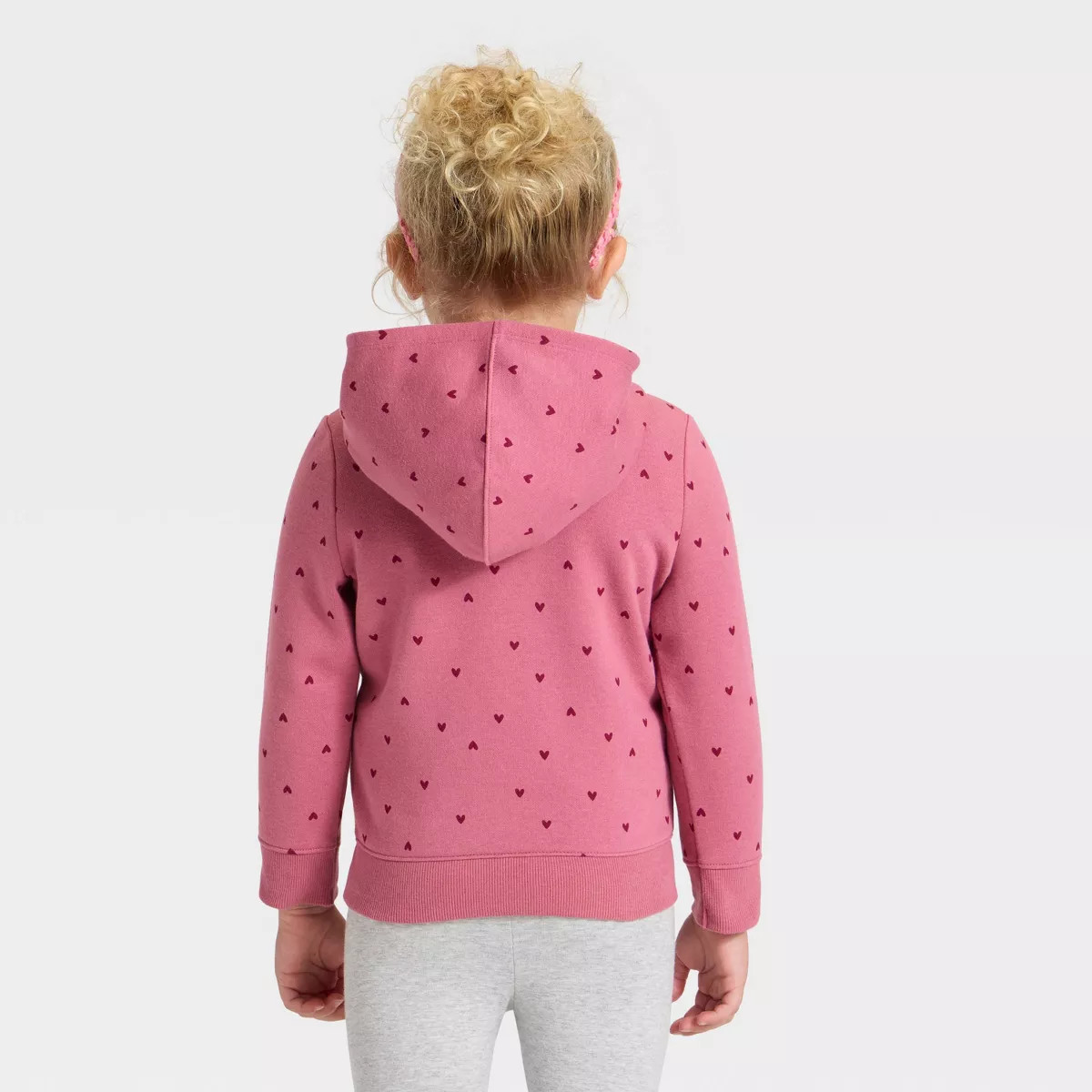 Toddler Girls' Zip-Up Fleece Hoodie - Cat & Jack™ | Target