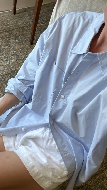 My ideal weekday uniform — boyfriend button up and linen shorts 🌻 

#LTKSeasonal #LTKFind #LTKstyletip