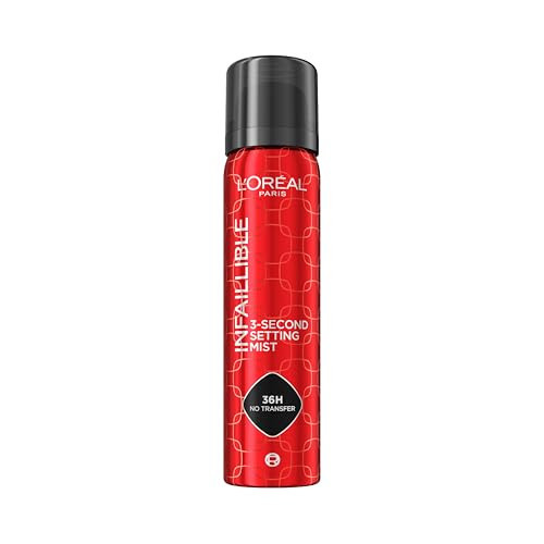 L'Oréal Paris Infaillible 3-Second setting mist spray, 36h of long wear, no transfer, no marks, no stickiness, 75ml | Amazon (US)