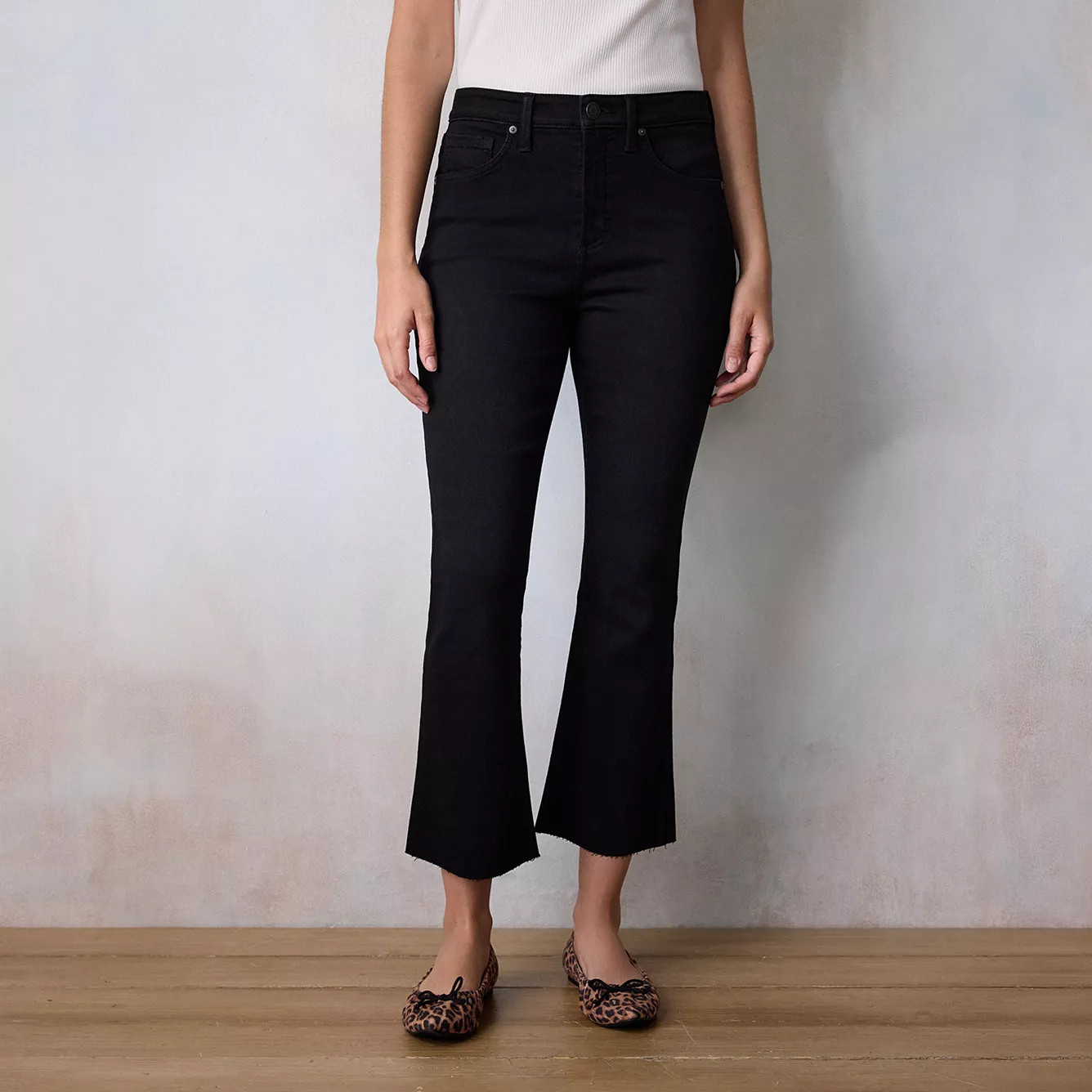 Women's LC Lauren Conrad High Rise Cropped Kickflare JeansLC Lauren Conrad | Kohl's