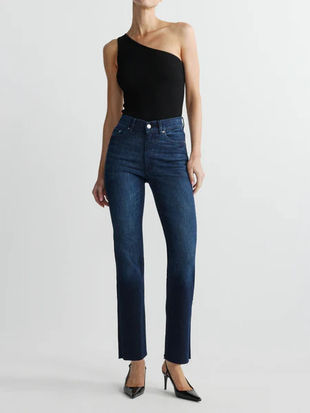Halle Straight High Rise Instasculpt™ 29" Jeans | Mediterranean | DL 1961 Women