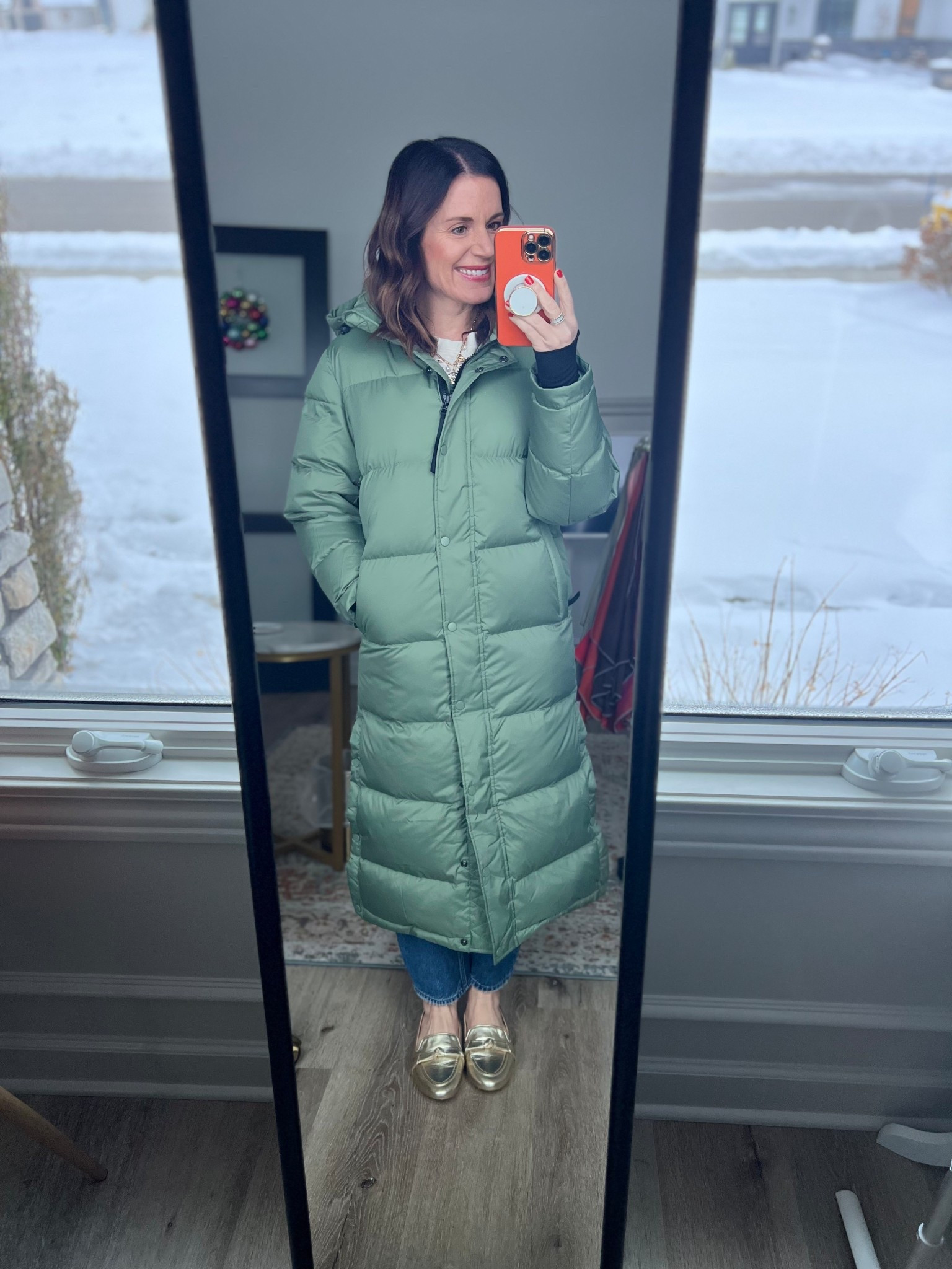 Responsible Down Long Puffer Jacket size XS. Color Sea Spray Green.  Similar to Aritzia and Canada Goose but for much less! Great for letting the new puppy out! 

#LTKmomlife #LTKPetite #LTKHoliday
