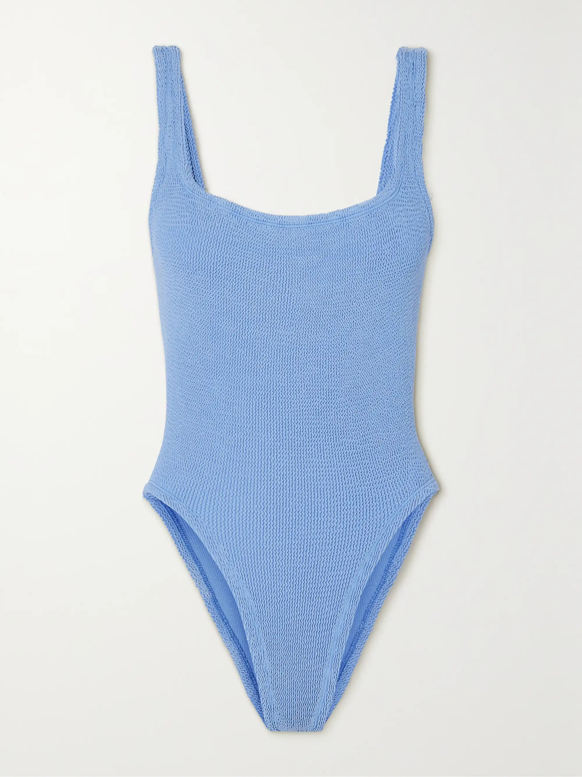 Seersucker swimsuit | NET-A-PORTER (US)