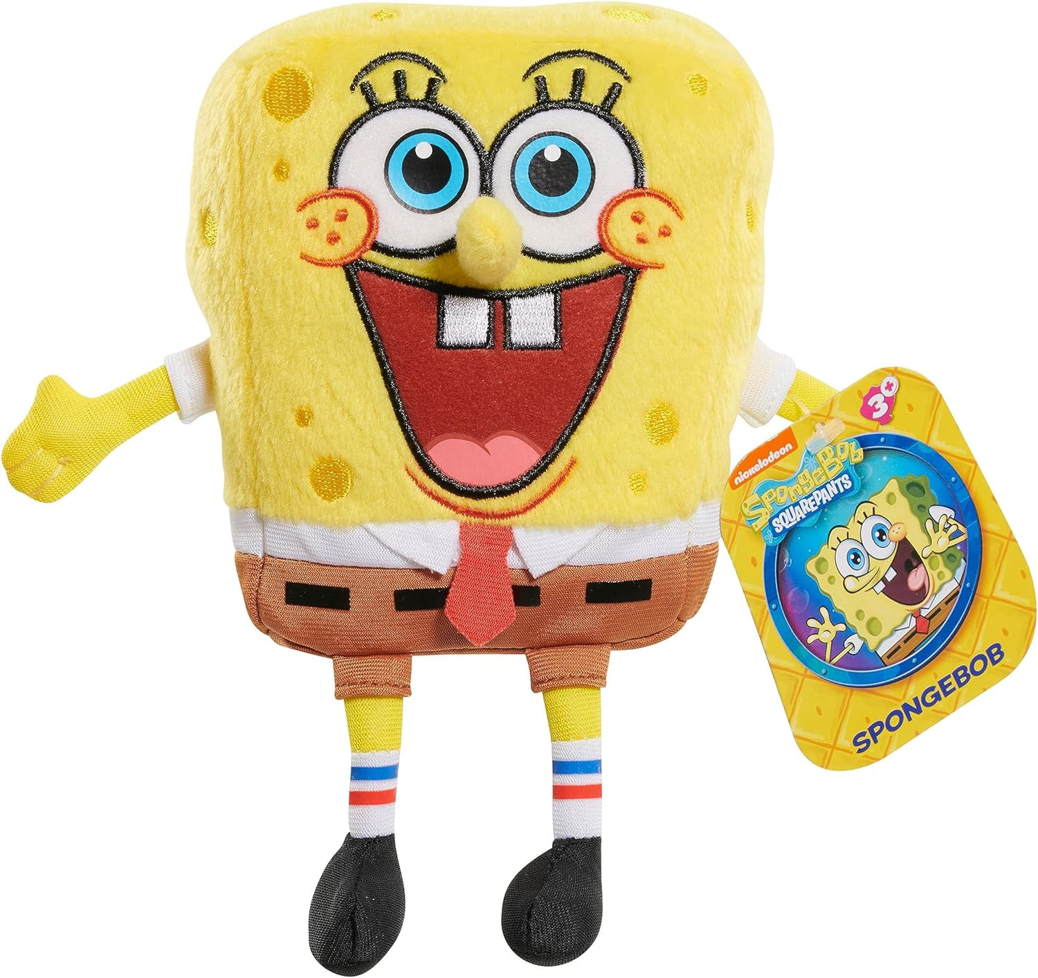 SpongeBob SquarePants 7-inch Small Bean Plush, Fun Collectible Size, Stuffed Animal, Kids Toys fo... | Amazon (US)