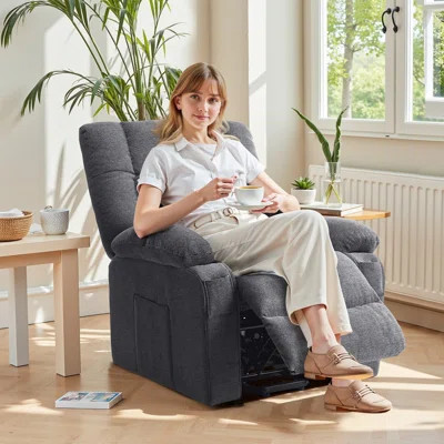 Recliner Chair With Vibrating Massage And Heating, Home Theater Seating With Lumbar Support, Adjustable Electric Power Lift Chairs With Remote Control | Wayfair North America