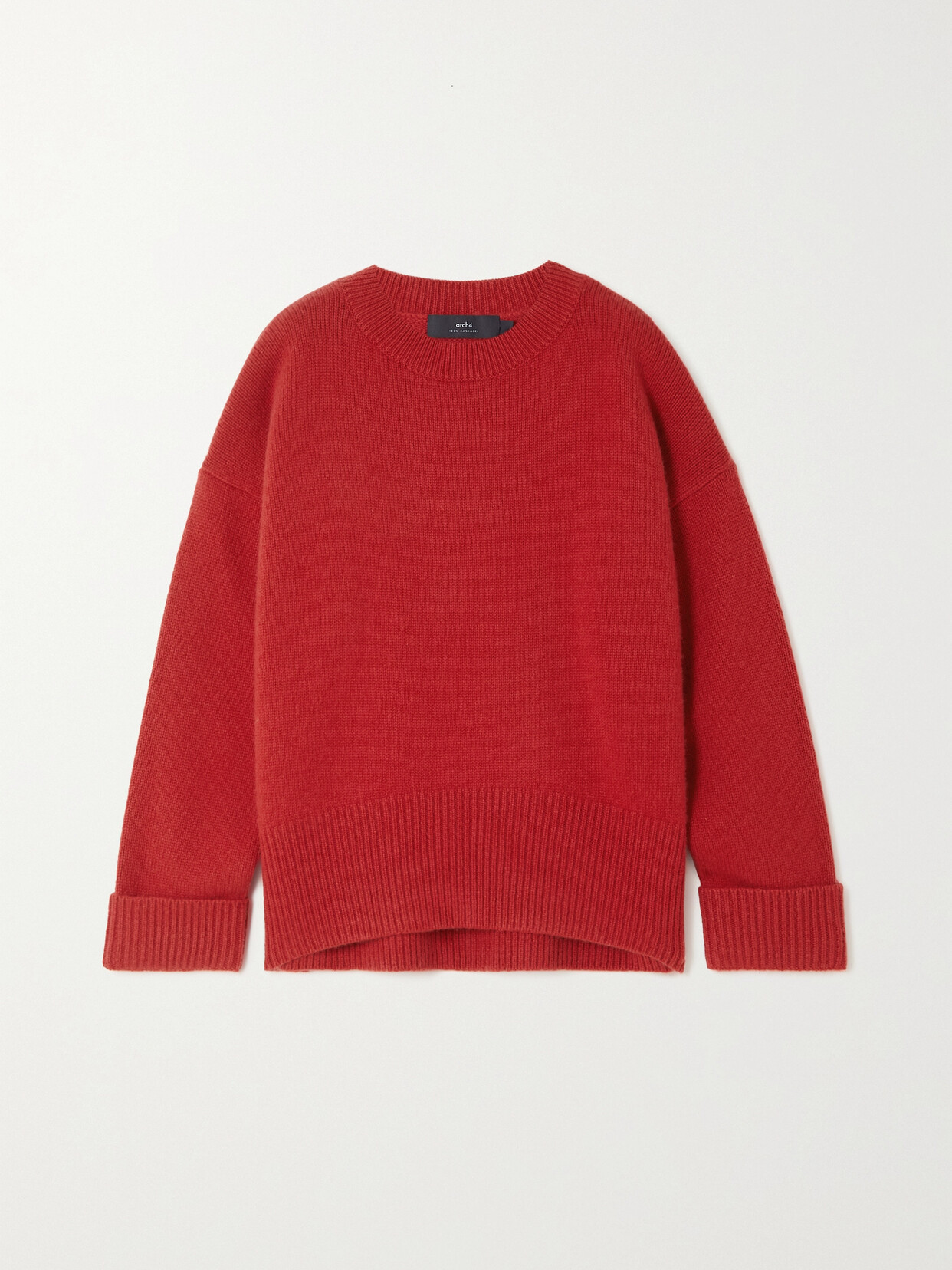 Arch4 - + Net Sustain Knightsbridge Organic Cashmere Sweater - Red | NET-A-PORTER (US)
