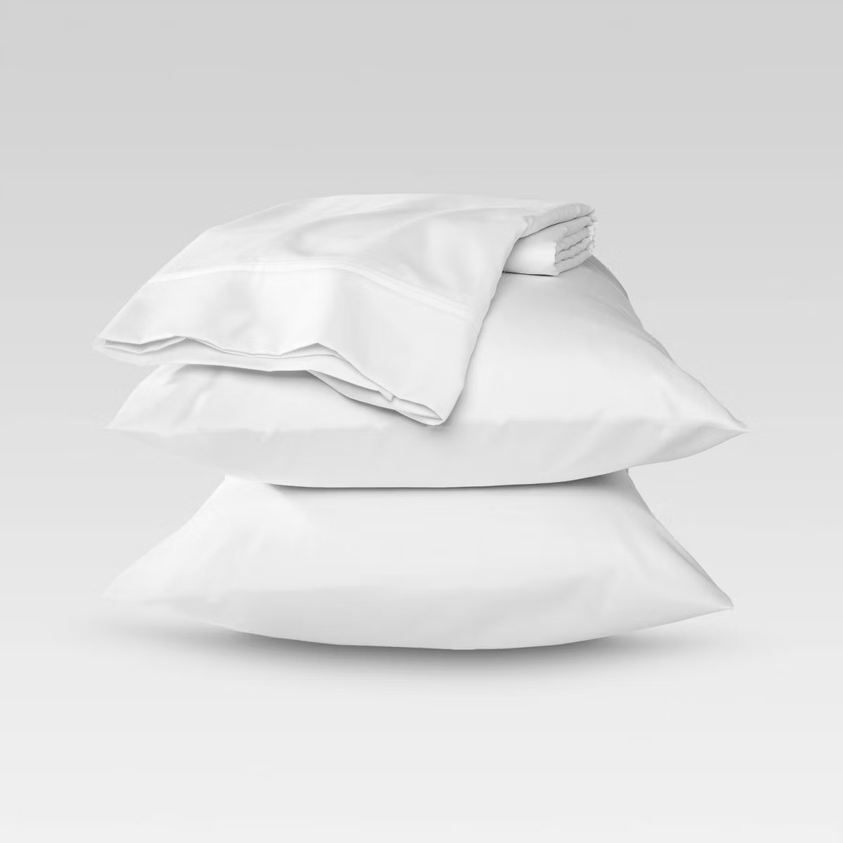 California King Solid Performance 400 Thread Count Sheet Set White - Threshold™: Cotton Sateen,... | Target
