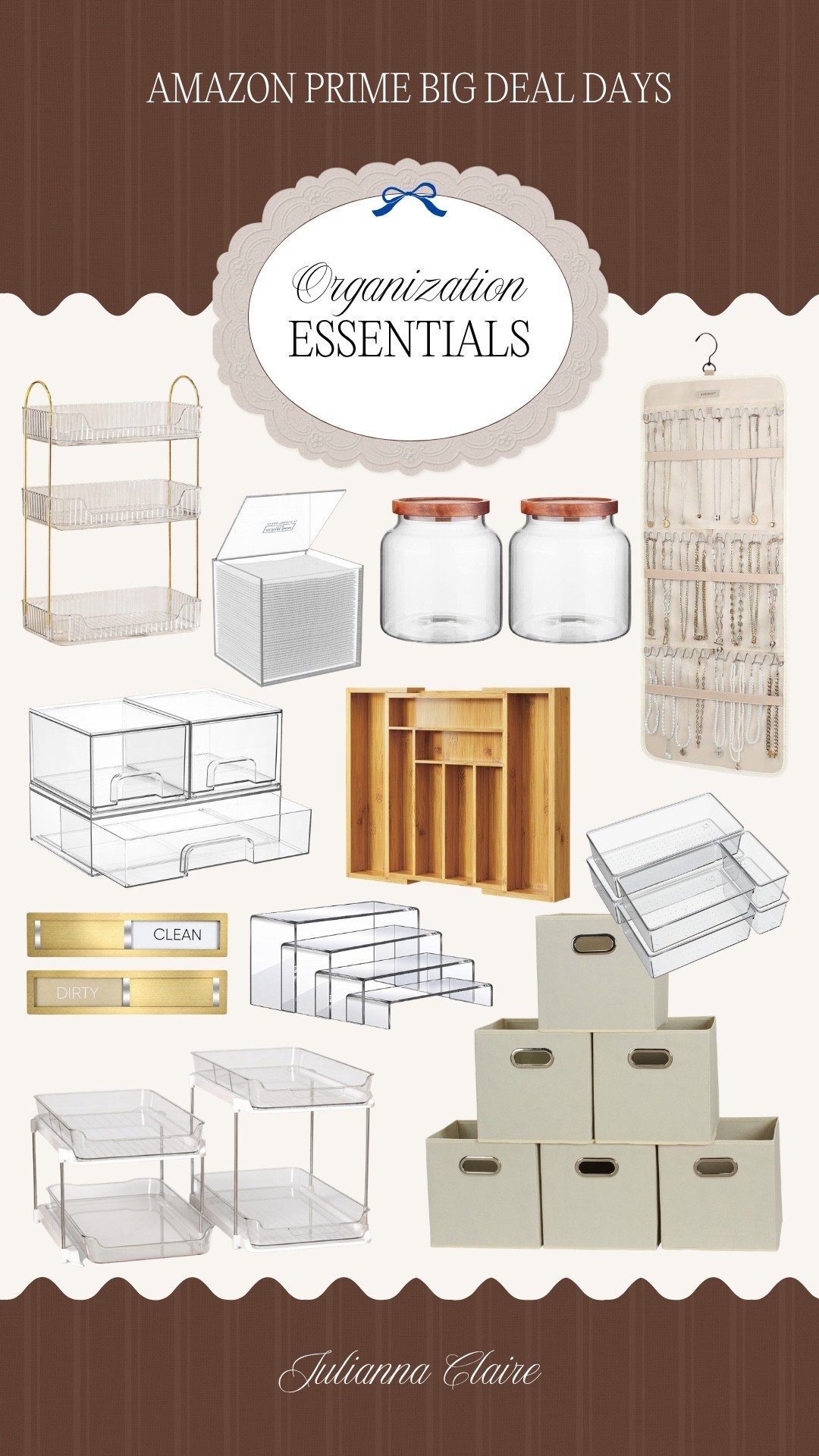 Amazon prime big deals day organization finds!