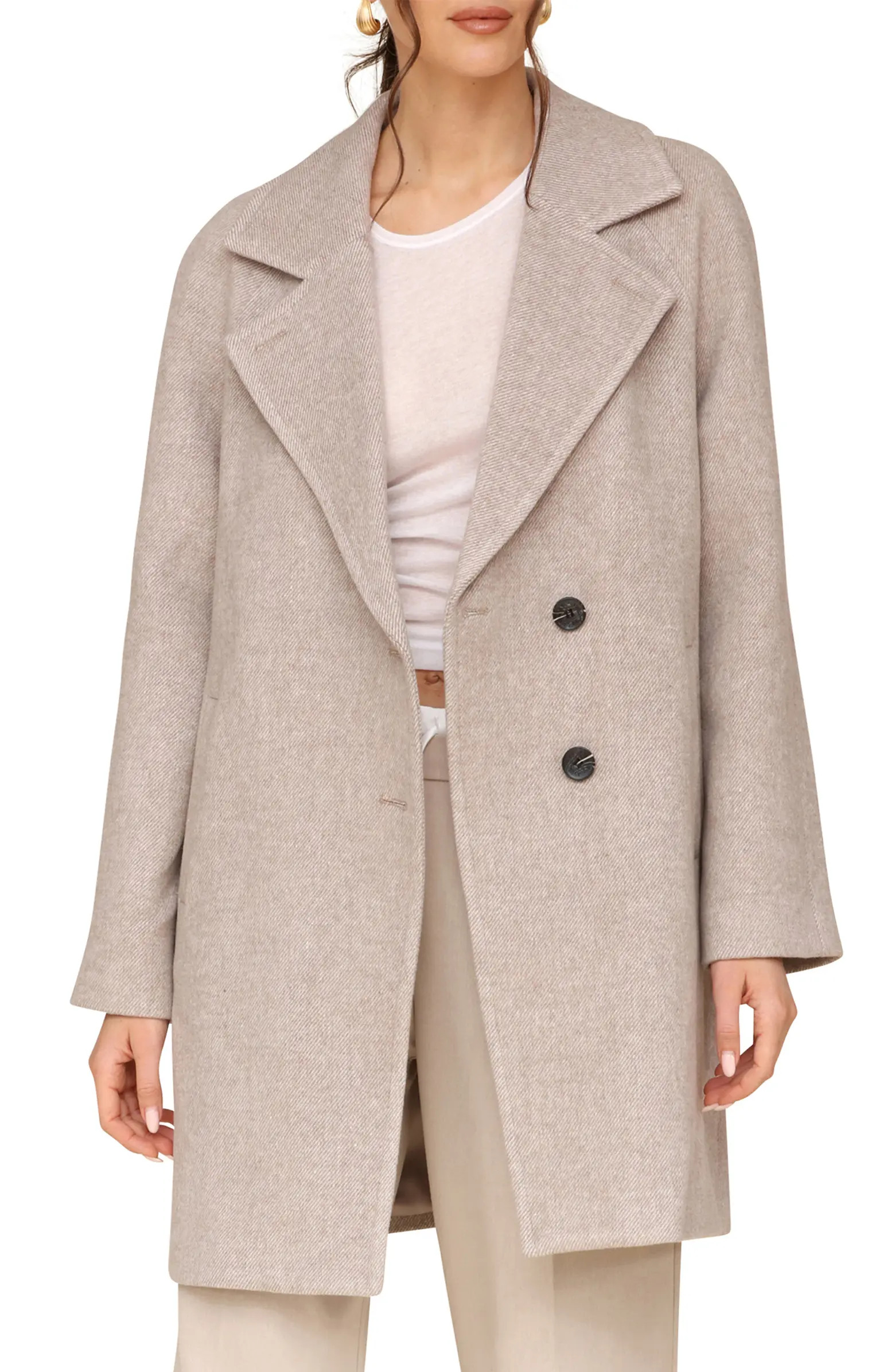 Walker Notch Lapel Coat | Nordstrom