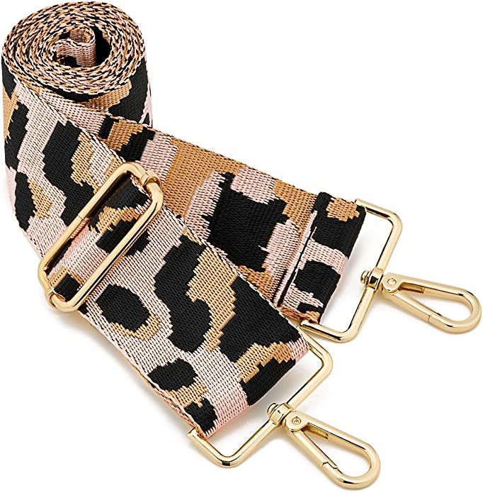 Wide Shoulder Strap Adjustable Replacement Belt Crossbody Canvas Bag Handbag | Amazon (US)