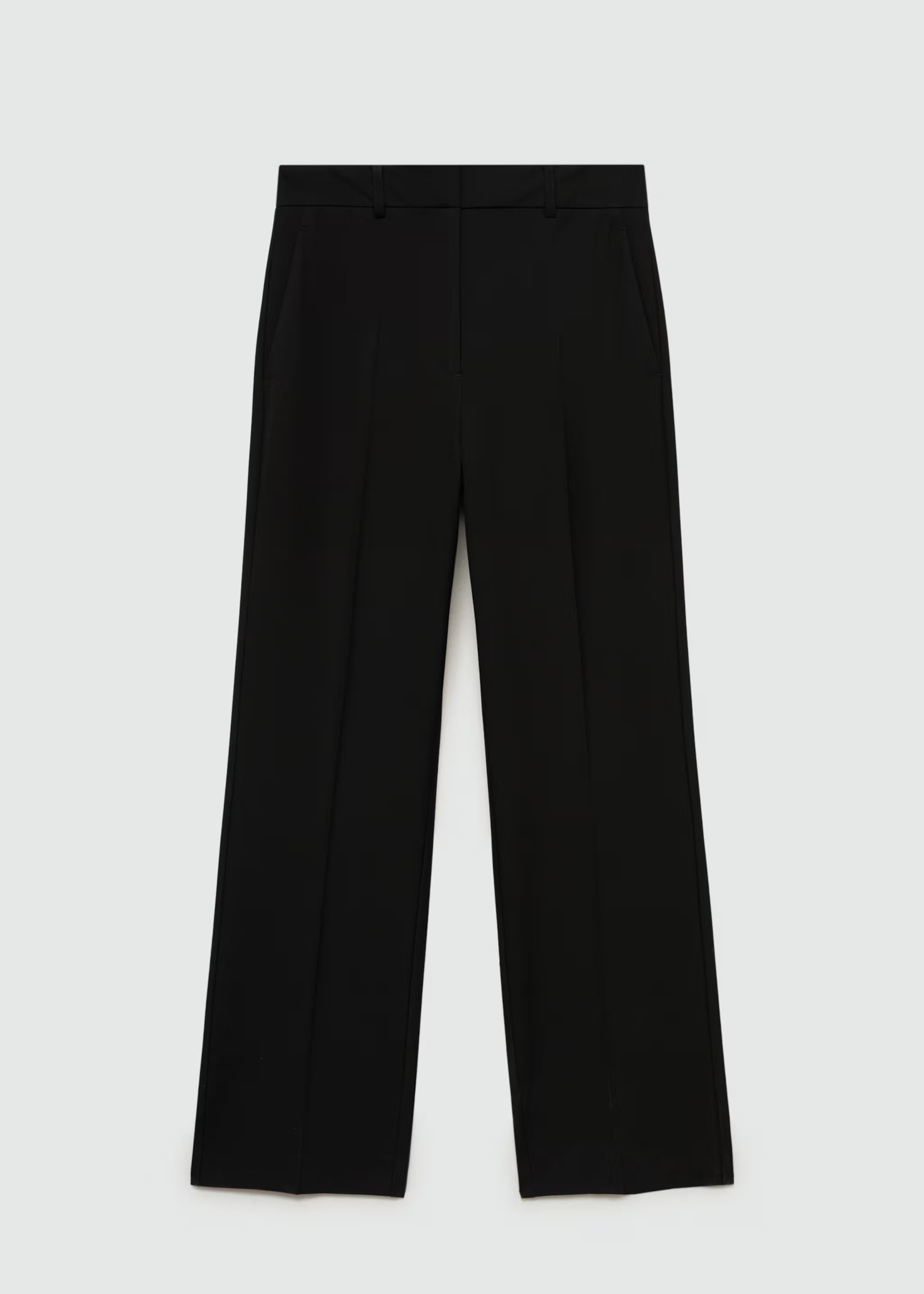 Straight-fit pants with decorative seams - Women | MANGO USA | Mango (US/MX/AU)