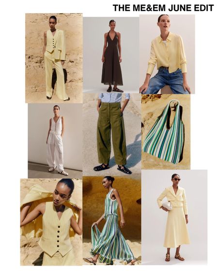 The ME&EM June edit | summer outfits| dresses| bags| Holliday outfit| skirt| trousers



#LTKeurope #LTKsummer #LTKuk