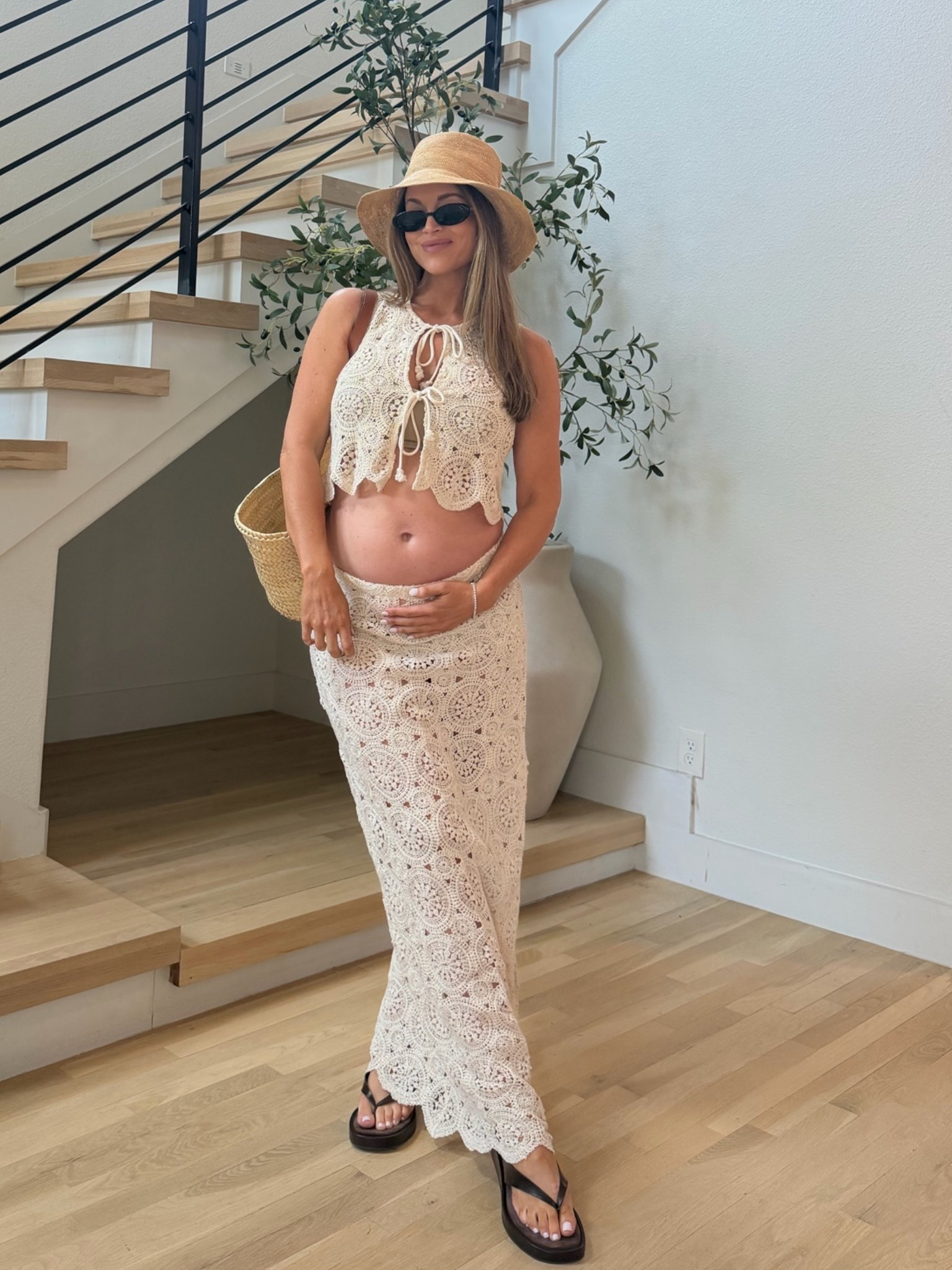 Large in skirt + medium top for pregnancy !

#LTKgrwm #LTKootd #LTKBump