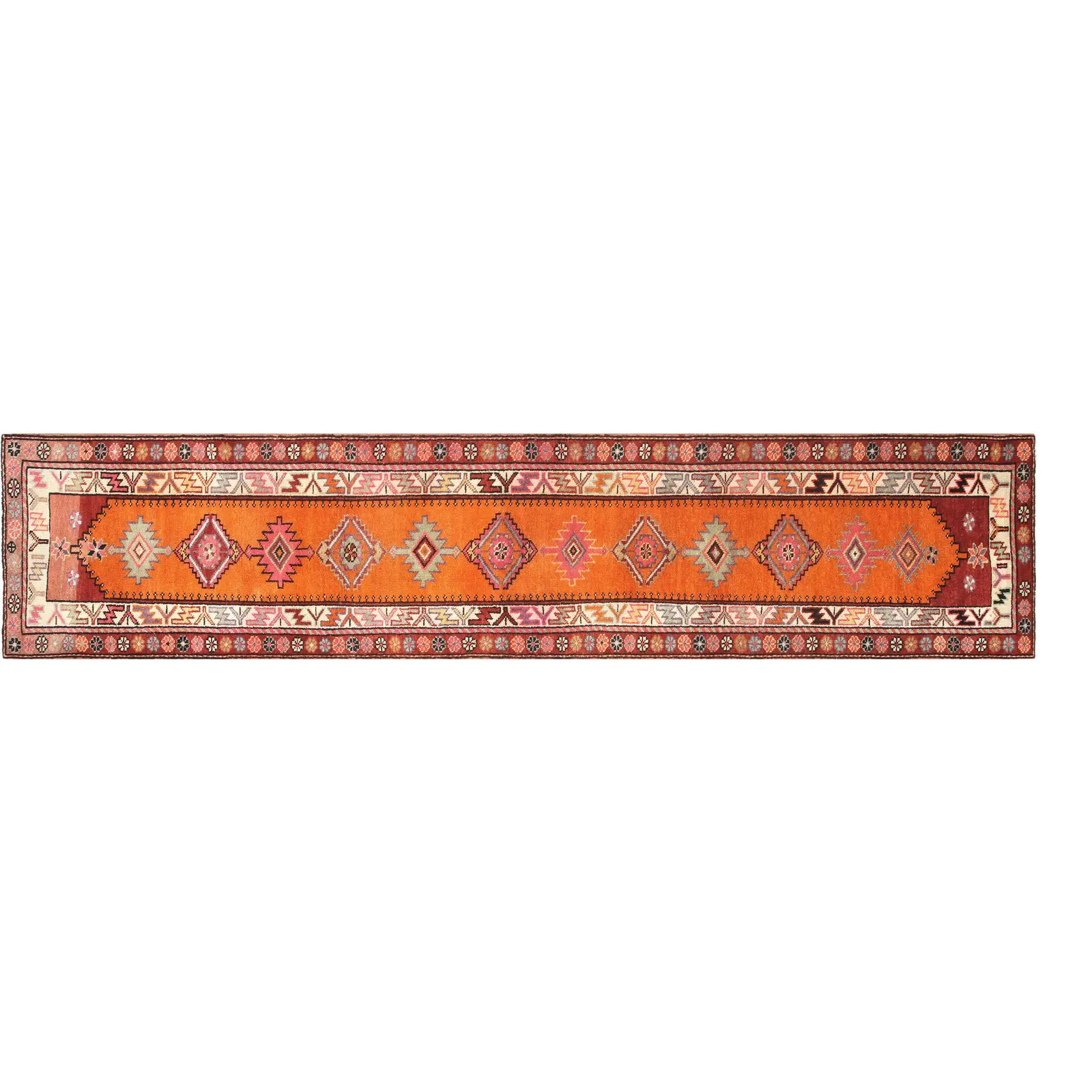 1960s Turkish Oushak Runner | Chairish