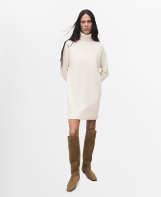 Women's Knitted Turtleneck Dress | Macy's