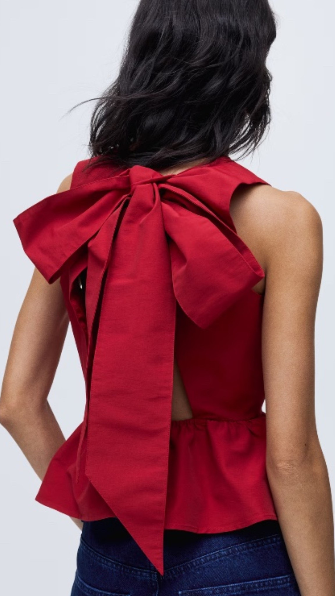 Bow back peplum outfit! 

#LTKSeasonal #LTKHoliday