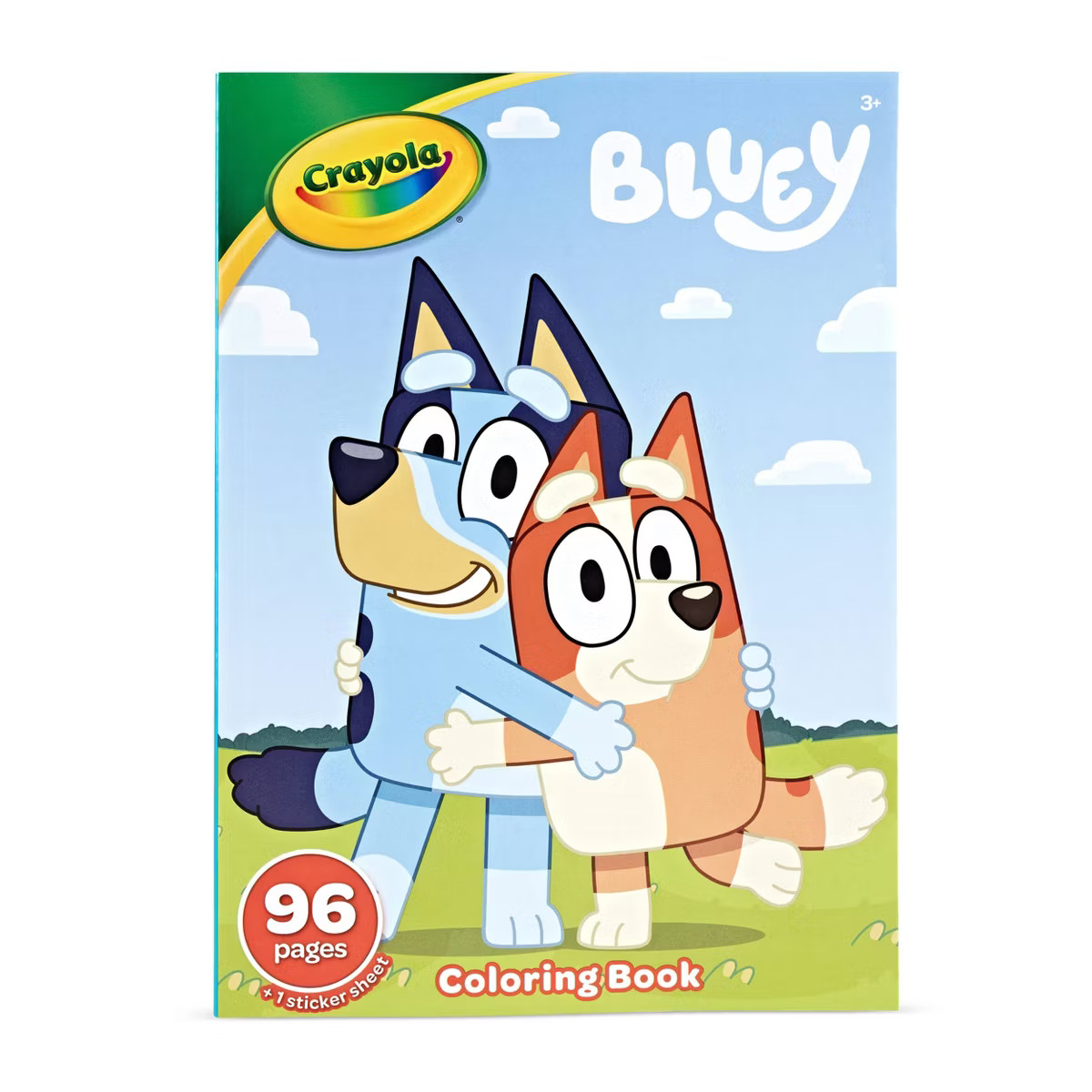 Crayola 96pg Bluey Coloring Book: Stickers & Creative Thinking for Kids, Ages 3+, 10.75" x 7.75" | Target
