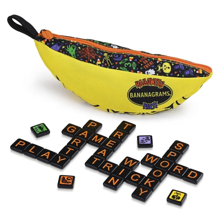 BANANAGRAMS | Halloween Party | Family Tile Game | Ages 10+ | 2-8 Players | 30 Minutes Playing Ti... | Walmart (US)
