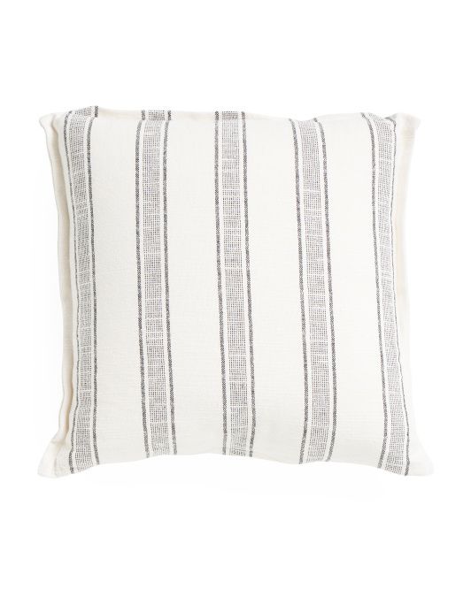 22x22 Dotted Stripe Pillow | TJ Maxx