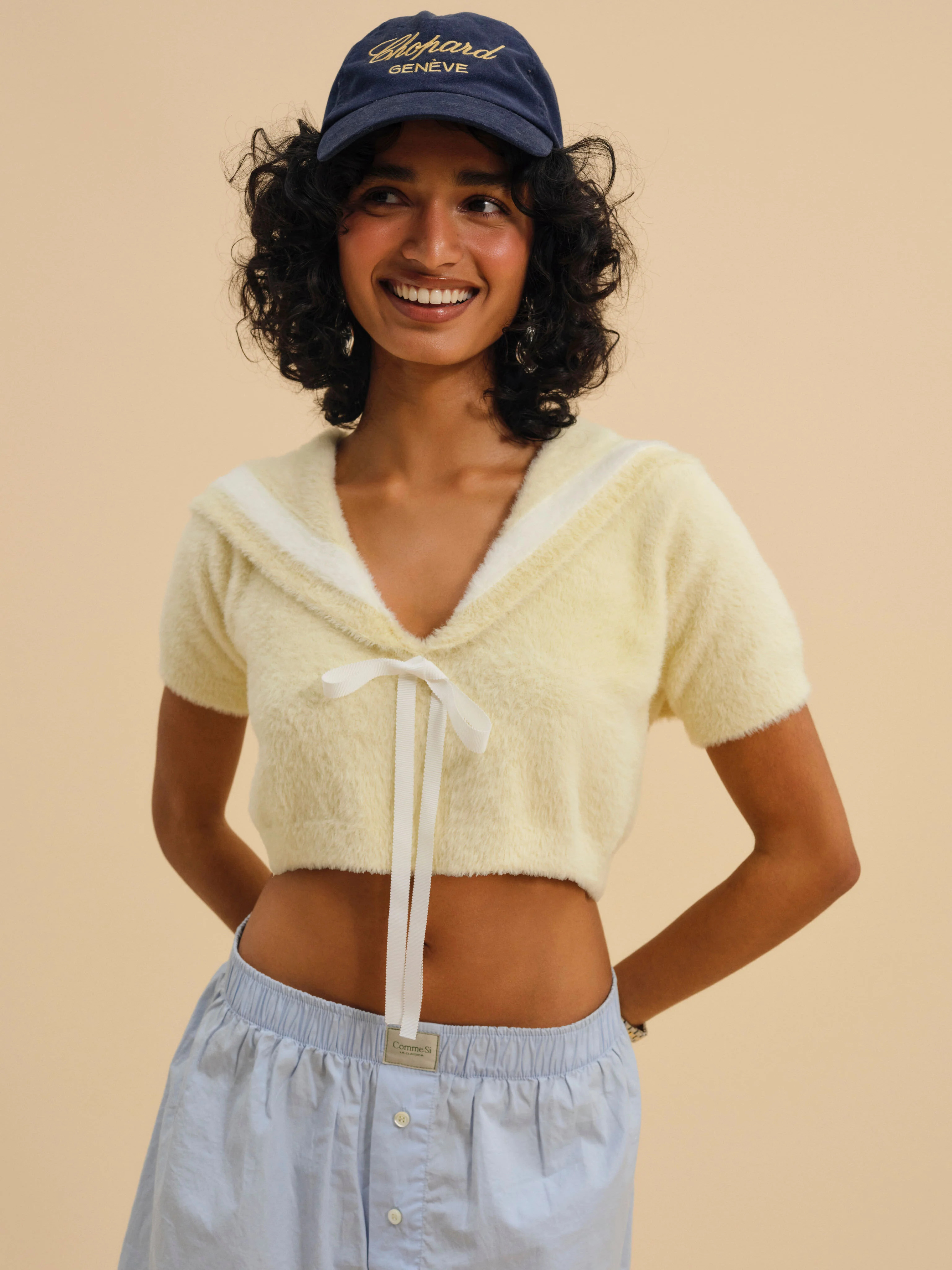 Kimmy Sailor Sweater Top | For Love & Lemons