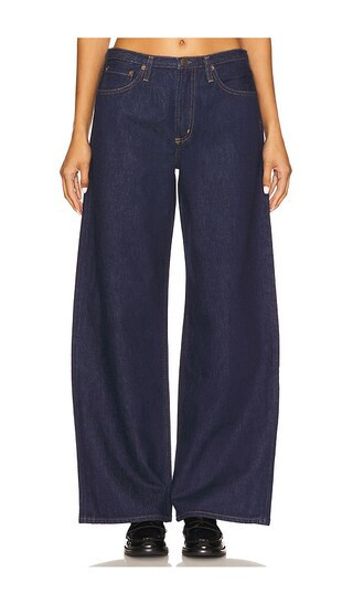 AGOLDE Keira Wide Leg Jeans in Blue. - size 25 | Revolve Clothing (Global)