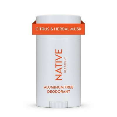 Native Solid Deodorant for Men & Women - Citrus & Herbal Musk - Aluminum-Free 2.65oz | Target